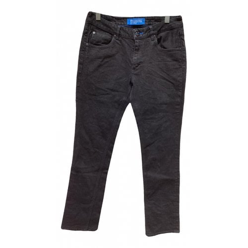 Pre-owned Adidas Originals Straight Jeans In Black