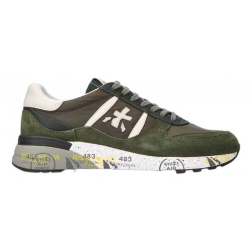 Pre-owned Premiata Low Trainers In Green