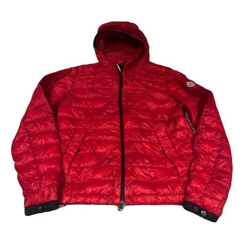 Pre-owned Moncler Hood Vest In Red