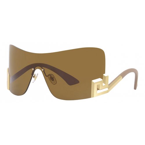 Pre-owned Versace Goggle Glasses In Gold