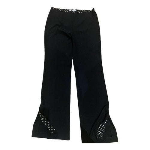 Pre-owned Cacharel Trousers In Black