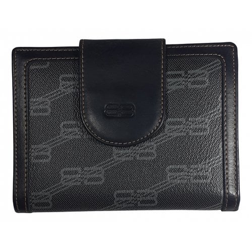 Pre-owned Balenciaga Leather Wallet In Black