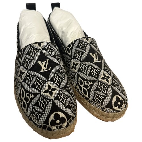 Pre-owned Louis Vuitton Starboard Espadrilles In Black