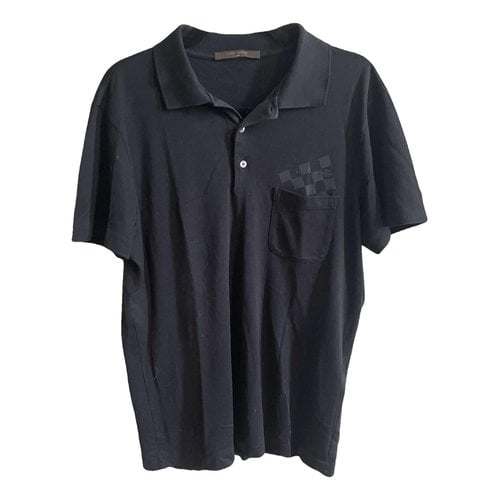 Pre-owned Louis Vuitton Polo Shirt In Black