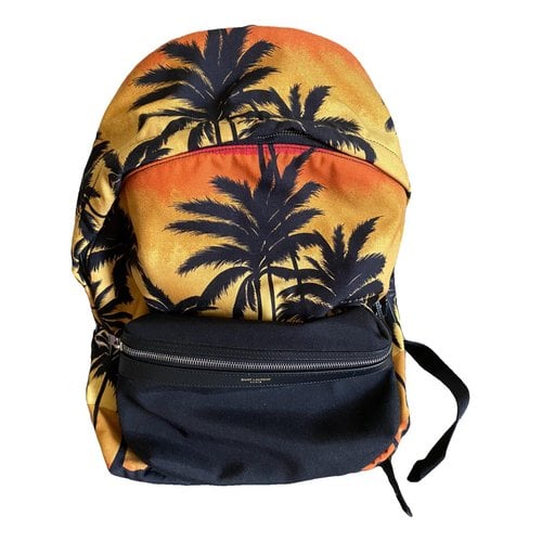 Pre-owned Saint Laurent Festival Cloth Backpack In Multicolour