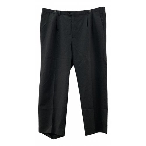 Pre-owned Burberry Trousers In Black