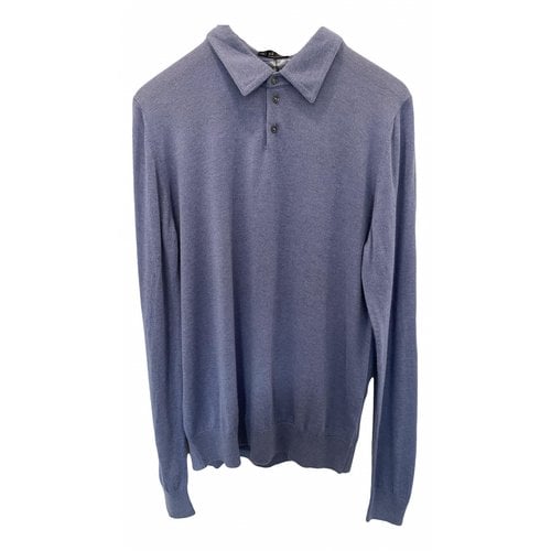 Pre-owned Breuer Cashmere Pull In Blue