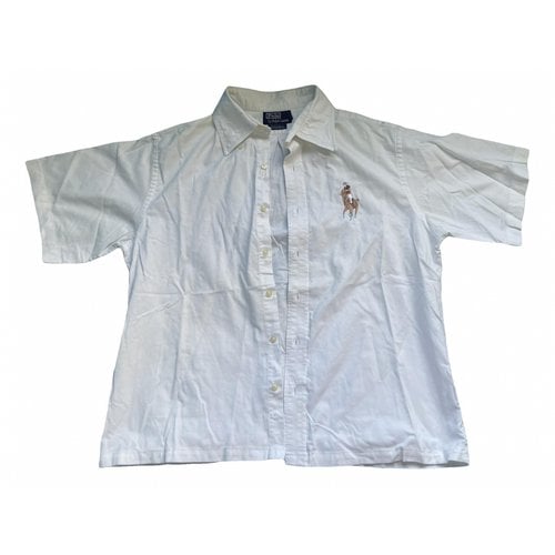 Pre-owned Polo Ralph Lauren Silk Shirt In White