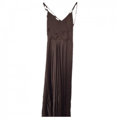 Pre-owned Madame Shoushou Maxi Dress In Brown