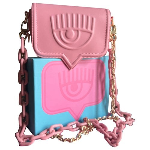 Pre-owned Chiara Ferragni Leather Handbag In Pink