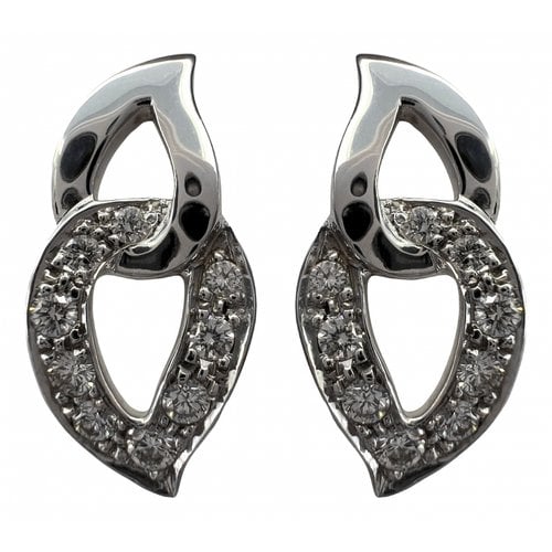 Pre-owned Piaget White Gold Earrings In Silver
