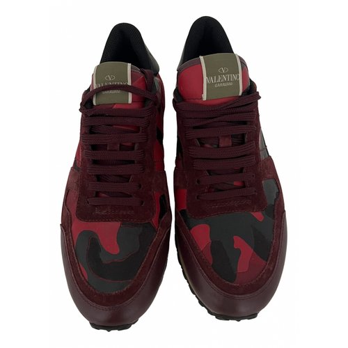 Pre-owned Valentino Garavani Low Trainers In Red