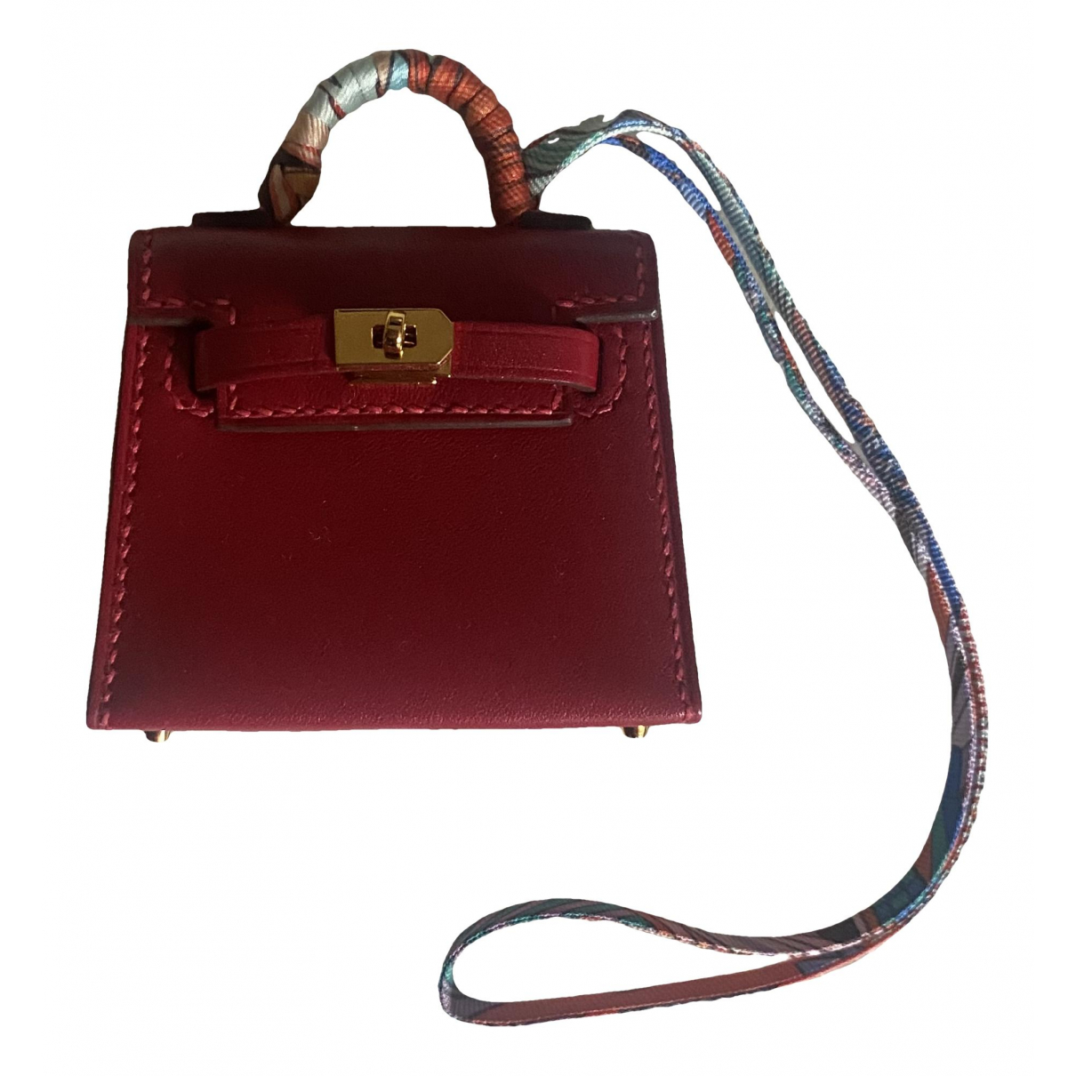 image of Hermès Kelly leather bag charm
