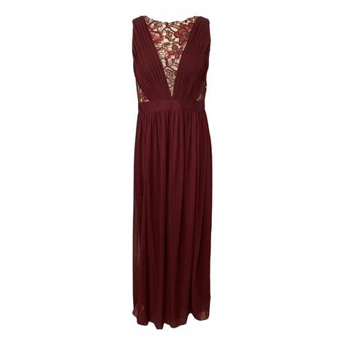 Pre-owned Adrianna Papell Dress In Burgundy