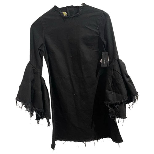 Pre-owned Marques' Almeida Mini Dress In Black