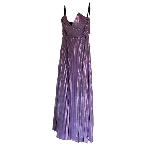 Pre-owned Retroféte Maxi Dress In Purple