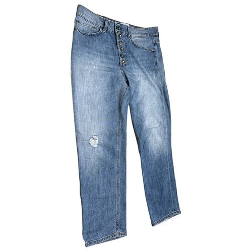 Pre-owned Dondup Boyfriend Jeans In Blue