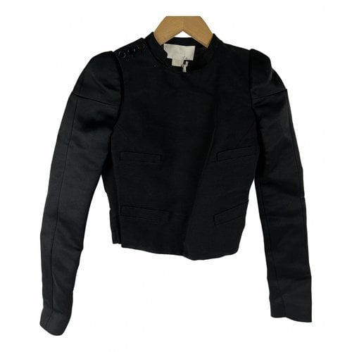 Pre-owned Antonio Berardi Silk Suit Jacket In Black