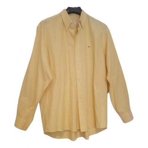 Pre-owned Lacoste Shirt In Yellow