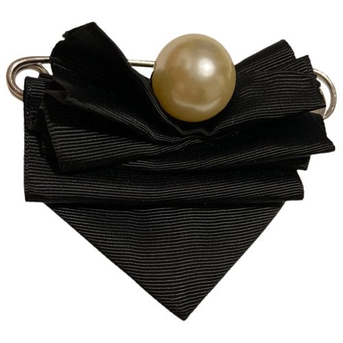 Pre-owned By Malene Birger Cloth Pin & Brooche In Black