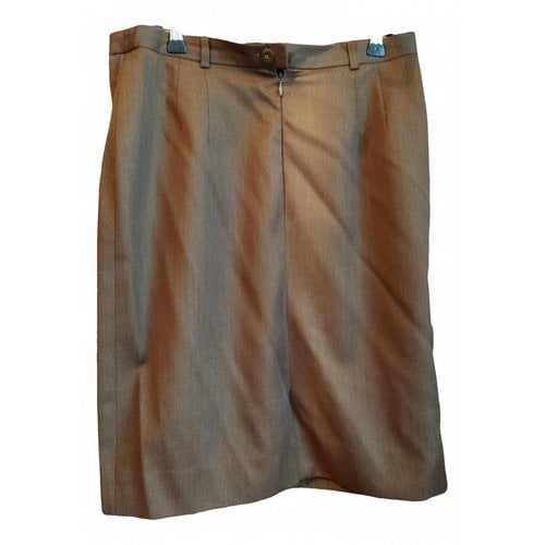 Pre-owned Escada Skirt Suit In Brown