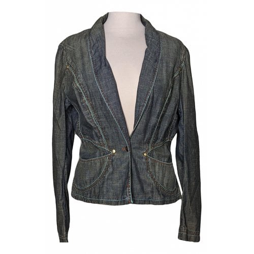 Pre-owned Just Cavalli Short Vest In Blue