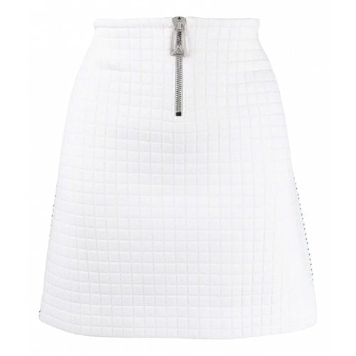 Pre-owned Bottega Veneta Mini Skirt In White