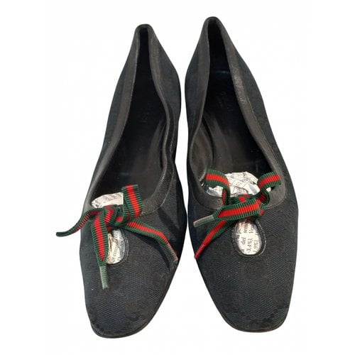 Pre-owned Gucci Cloth Ballet Flats In Other