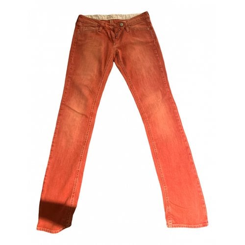 Pre-owned Isabel Marant Slim Jeans In Pink