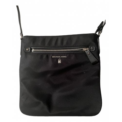 Pre-owned Michael Kors Cloth Clutch Bag In Black