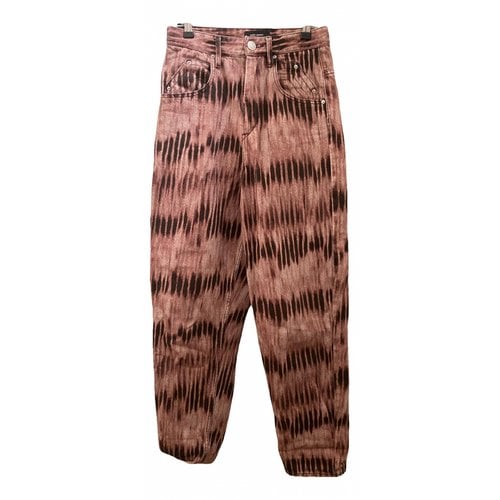 Pre-owned Isabel Marant Large Pants In Pink