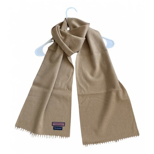 Pre-owned Vineyard Vines Cashmere Scarf In Camel