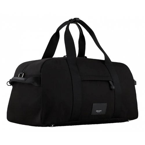 Pre-owned Giorgio Armani Travel Bag In Black