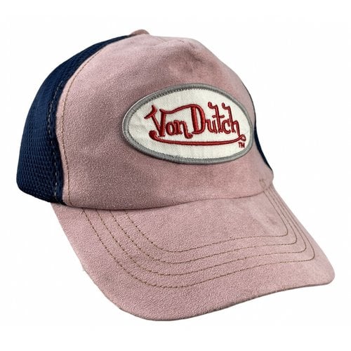 Pre-owned Von Dutch Cap In Pink