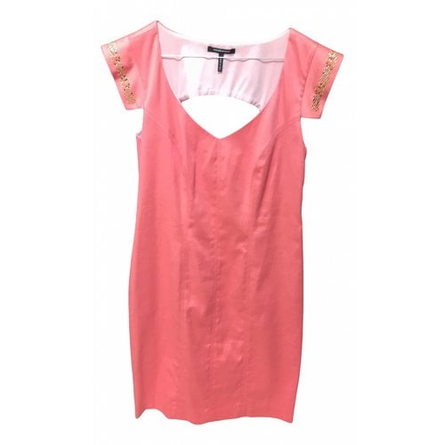 Pre-owned Roccobarocco Mini Dress In Pink