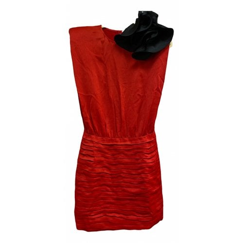 Pre-owned Magda Butrym Mini Dress In Red