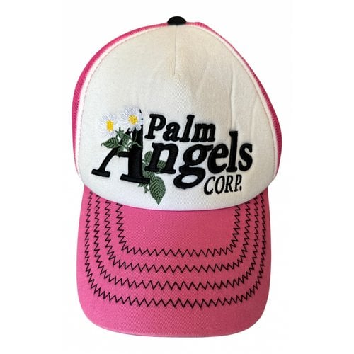 Pre-owned Palm Angels Cap In Pink