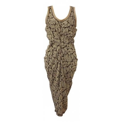 Pre-owned Marc Jacobs Mid-length Dress In Gold