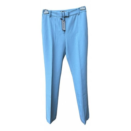 Pre-owned Paul & Joe Straight Pants In Blue