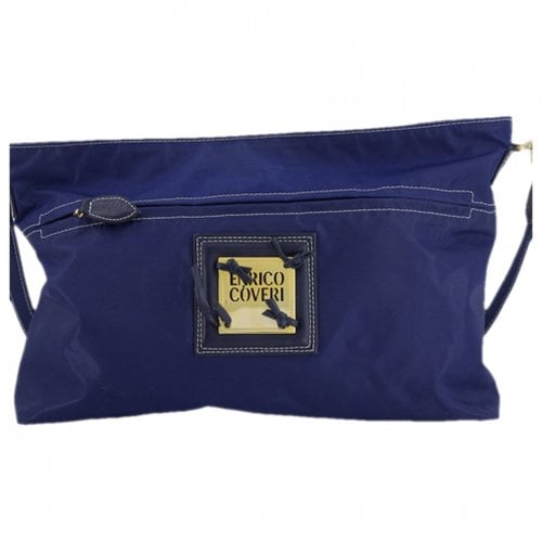 Pre-owned Enrico Coveri Cloth Handbag In Blue
