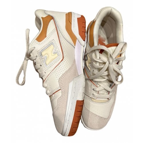 Pre-owned New Balance 550 Trainers In Beige