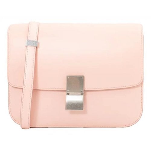 Pre-owned Celine Classic Leather Handbag In Pink