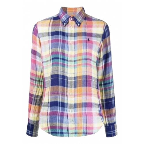 Pre-owned Ralph Lauren Linen Shirt In Multicolour