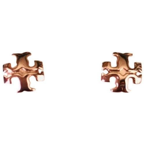 Pre-owned Tory Burch Pink Gold Earrings