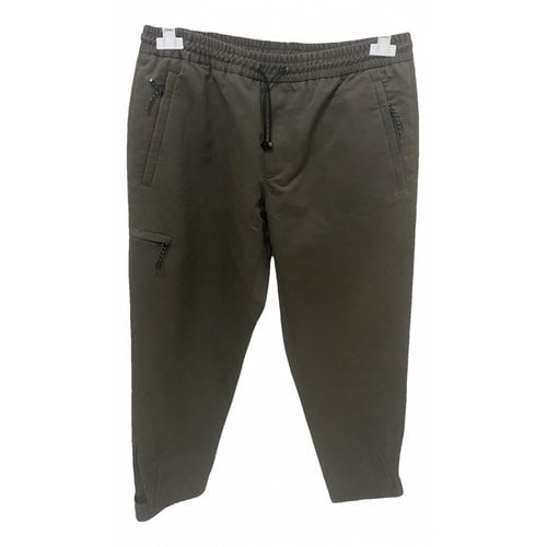 Pre-owned Pt01 Trousers In Green