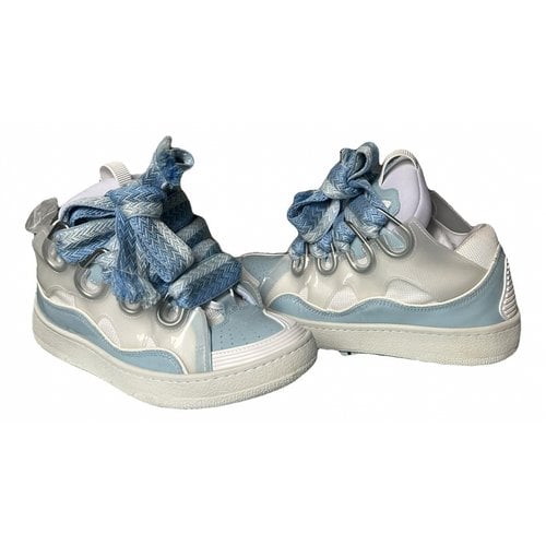 Pre-owned Lanvin Trainers In Blue