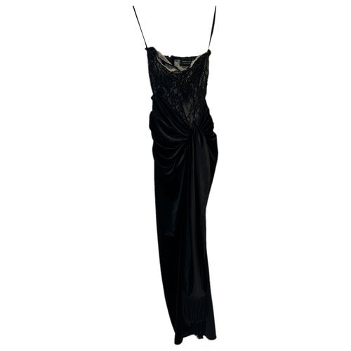 Pre-owned Bronx And Banco Maxi Dress In Black
