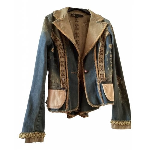 Pre-owned Just Cavalli Jacket In Gold