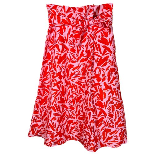 Pre-owned Veronica Beard Mid-length Skirt In Red
