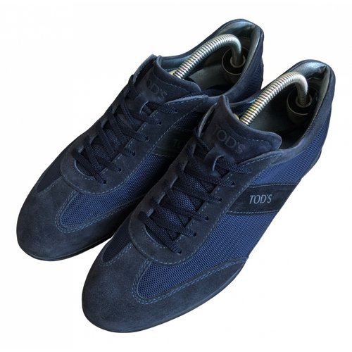 Pre-owned Tod's Low Trainers In Blue